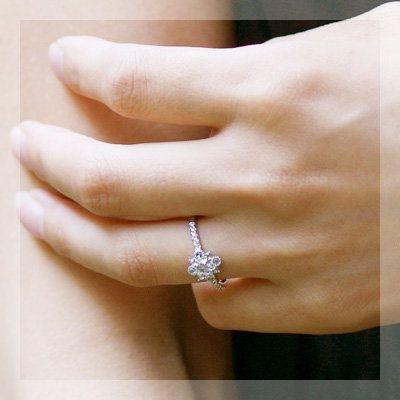 指輪 ローズカットダイヤモンド リング レジーナ” PT900 K18 K10対応 誕生石 4月の画像