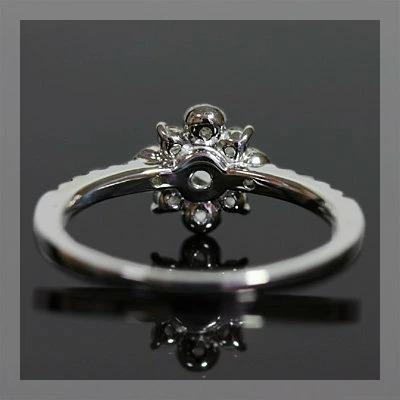 指輪 ローズカットダイヤモンド リング レジーナ” PT900 K18 K10対応 誕生石 4月の画像