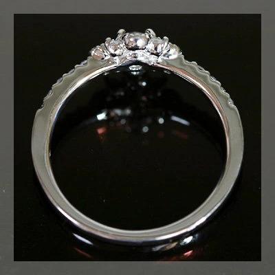 指輪 ローズカットダイヤモンド リング レジーナ” PT900 K18 K10対応 誕生石 4月の画像