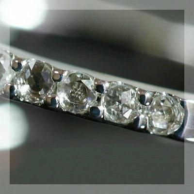 K18&Pt900 　ダイヤモンドデザインリング プラチナ900 ダイヤモンド チェーン デザイン リング / Pt900 Diamond