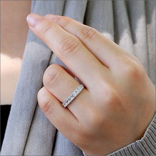 ローズカットダイヤモンド エレガント リング 煌きクラシカル 誕生石 4月 PT900 K18 K10対応の画像