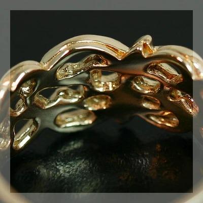 リエール メタルリング 地金 おしゃれ ファッション 女性 記念日 ギフト プレゼント PT900 K18 K10対応 |  | 07