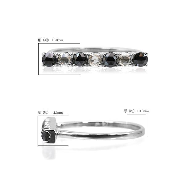 ブラックローズカットダイヤ ローズカットダイヤ リング parade SV925 PT・K18・K10はお問合せくださいの画像