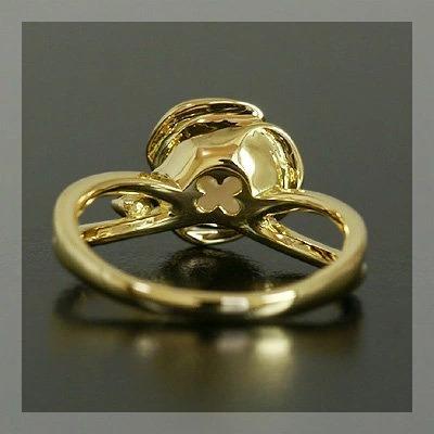 マジョレット 白蝶貝 ルビー ローズカットダイヤリング 誕生石 4月 7月 PT900 K18 K10対応の画像
