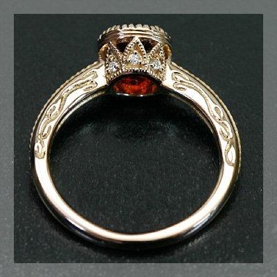 Jazz Singer様エレガント 一粒天然ダイヤモンドリングPt900/K18 Jazz Singer様エレガント 一粒天然ダイヤモンドリングPt900/K18