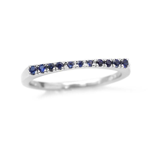 ブルーサファイア グラデーション リング グラデ・ルーチェ 指輪 PT900 K18 K10対応 誕生石9月 |  | 01