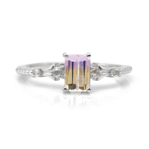 新作先行販売20%OFF 数量限定 アメトリン ローズカットダイヤモンド リング インプレシオ 指輪 PT900 K18 K10対応 2/9迄 ￥83930→￥67144税込 割引対象外 |  | 01