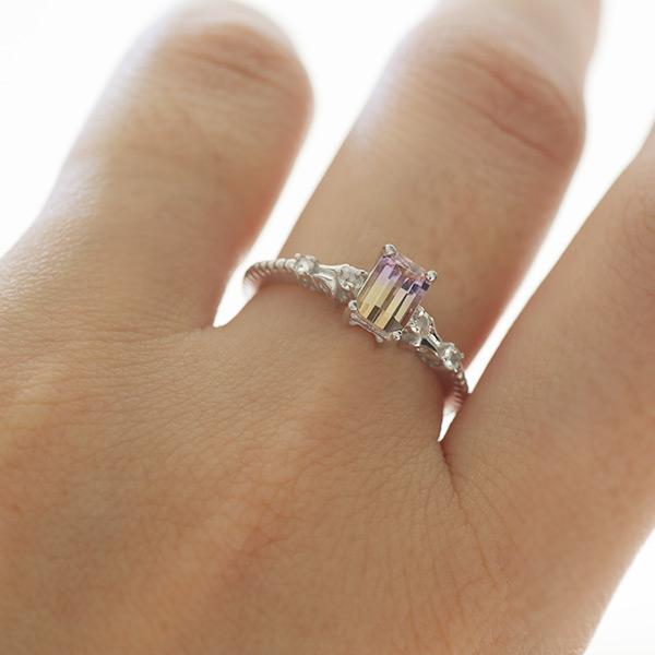 新作先行販売20%OFF 数量限定 アメトリン ローズカットダイヤモンド リング インプレシオ 指輪 PT900 K18 K10対応 2/9迄 ￥83930→￥67144税込 割引対象外 |  | 05