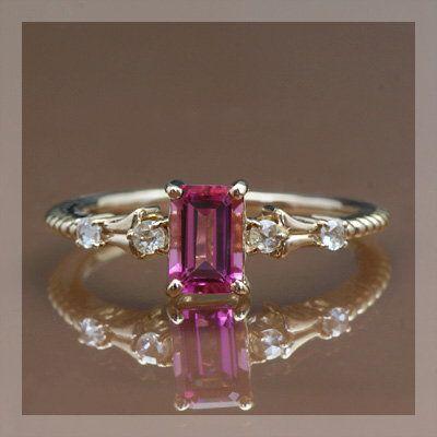 詰込福袋開催中 インプレシオ 濃いピンクトルマリン ローズカット