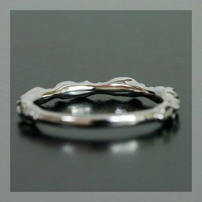 ツタの葉シルエットリング PT900 K18 K10対応の画像