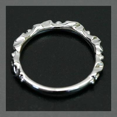 ツタの葉シルエットリング PT900 K18 K10対応の画像