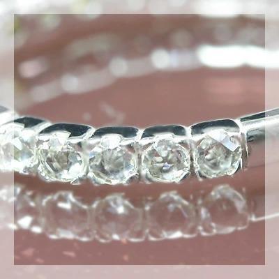 ブラウンダイヤモンド ローズカットダイヤモンド リング PT900 K18 K10対応 誕生石 4月の画像