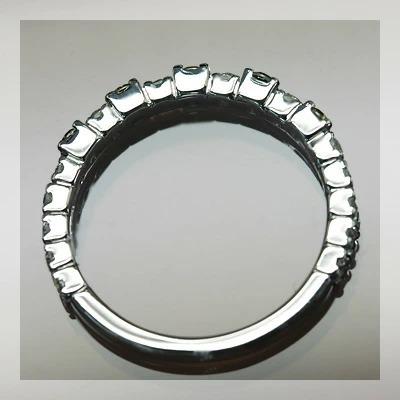 ブラウンダイヤモンド ローズカットダイヤモンド リング PT900 K18 K10対応 誕生石 4月の画像