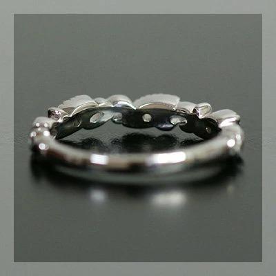 重ねて着けたいローズカットダイヤモンドピンキーリング ヴィンカ 、対応サイズ：0.5号〜5.5号 誕生石 4月 PT900 K18 K10対応 |  | 03