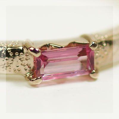 グリッター タンザニア産 スピネル リング PT900 K18 K10対応の画像