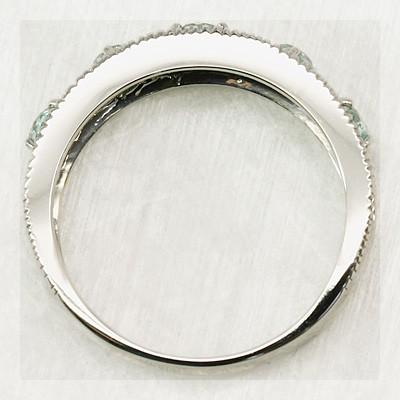 バイヤー名品   ブルージルコンミル打ちアンティークデザインリング　PT900 K18 K10対応の画像