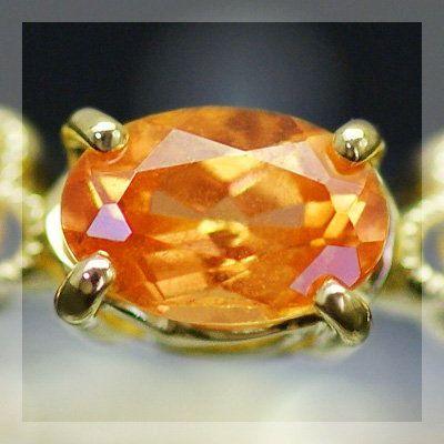 フラワーガーデン”スペサタイトガーネット ローズカットダイヤモンドリング PT900 K18 K10対応 誕生石 1月の画像