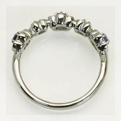 ベニトアイト ローズカットダイヤモンドリング ブリエピエール フラワーガーデン  PT900 K18 K10対応の画像