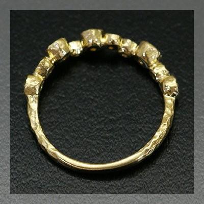 ローズカットダイヤモンドリング リーヴァ 誕生石 4月 PT900 K18 K10対応の画像