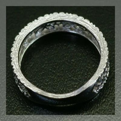 ローズカットダイヤモンドリング PT900 K18 K10対応 誕生石 4月の画像