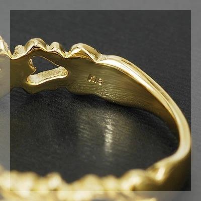 ブラウンダイヤモンドリング フロンダ PT900 K18 K10対応 誕生石 4月の画像