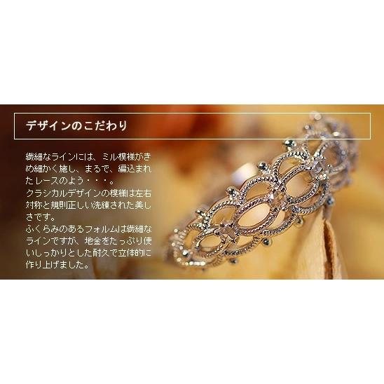 ローズカットダイヤモンドリング PT900 K18 K10対応  誕生石 4月の画像