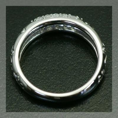 ローズカットダイヤモンド・パヴェリング PT900 K18 K10対応 誕生石 4月の画像