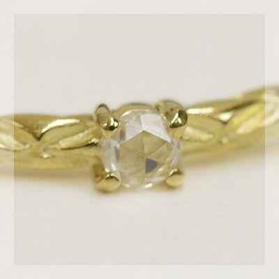 レディース リング 指輪 ローズカットダイヤモンドリング 誕生石 4月 PT900 K18 K10対応 xmas クリスマス bfcp5 