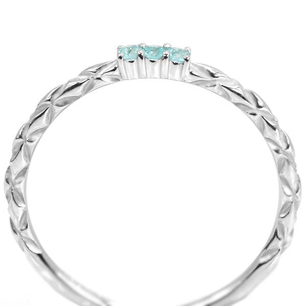 パライバトルマリン リング 指輪 PT900 K18 K10対応 誕生石10月 |  | 03