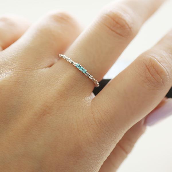 パライバトルマリン リング 指輪 PT900 K18 K10対応 誕生石10月 |  | 05