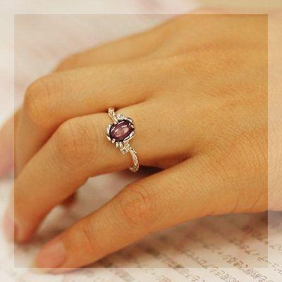 スターサファイア ローズカットダイヤモンドリング PT900 K18 K10対応  誕生石 4月 9月の画像