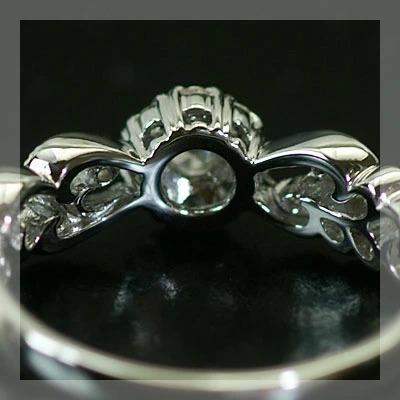 ローズカットダイヤ ブリリアントダイヤモンドリング ソアーヴェ PT900 K18 K10対応  誕生石 4月の画像