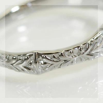 アクアマリンオクタゴンカットリング ミニアチュール PT900 K18 K10対応  誕生石 3月の画像