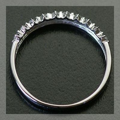 心地よい煌き ローズカットダイヤモンド 10石リング　PT900 K18 K10対応  誕生石 4月の画像
