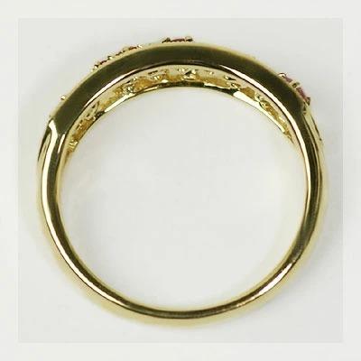 ミストゥーラ ピンク系マルチカラーリング PT900 K18 K10対応 春色ピンクの画像