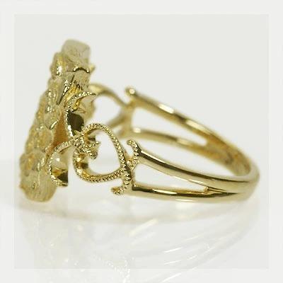 “刺繍のような風合い”地金テクスチャーリング　PT900 K18 K10対応の画像