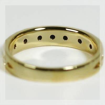 ネオ ゴシック調ラピスラズリミル打ちリング 誕生石 12月 PT900 K18 K10対応の画像