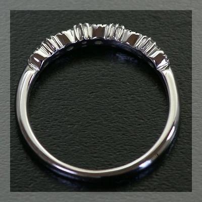 ローズカットダイヤモンド ストレート”リング 誕生石 4月 PT900 K18 K10対応の画像