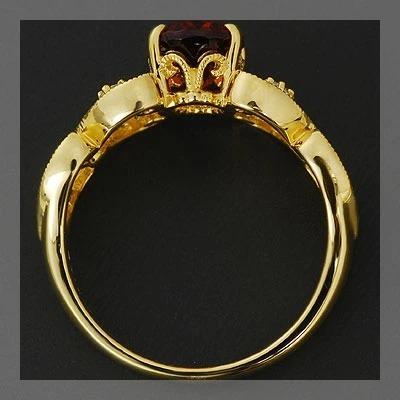 中古 レディース リング 指輪 オレリーア マデイラシトリン ローズカットダイヤモンドリング 誕生石 4月 11月 xmas クリスマス bfcp15 【VQL1901874604】(66550円)