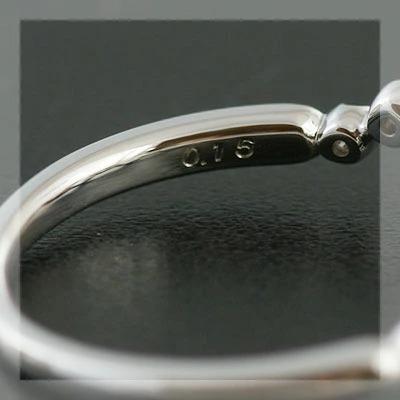 ローズカットダイヤ ブリリアントダイヤモンドリング 誕生石 4月 PT900 K18 K10対応の画像