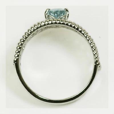 サンタマリアアフリカーナ アクアマリン ローズカット ダイヤモンド 薔薇のレースワーク リング 誕生石 3月 PT900 K18 K10対応 |  | 04