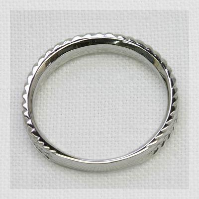 重ねて表情を変える 天使の羽リング PT900 K18 K10対応 : ジュエリー 