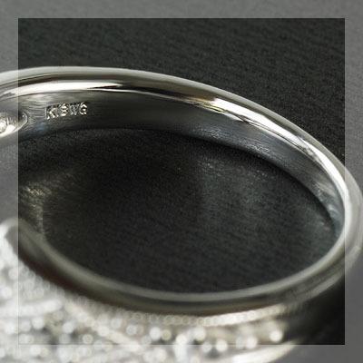 スフェーン ローズカットダイヤモンド リング 誕生石 4月 PT900 K18 K10対応の画像