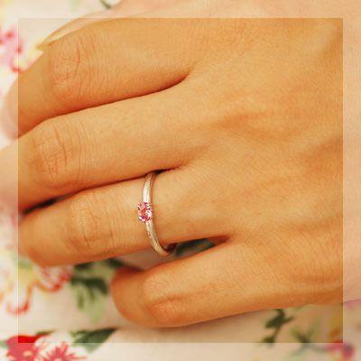 ベーネベーネk18 カラーレディスパパラチアサファイアリング