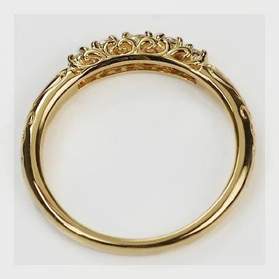 アットゥアリッザーレ ローズカットダイヤモンドリング PT900 K18 K10対応  誕生石 4月の画像