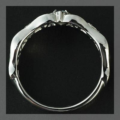 アレキサンドライト ローズカットダイヤリング アヴァンセ PT900 K18 K10対応　誕生石 4月 6月の画像