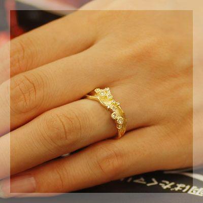 ローズカットダイヤモンド ブリリアントダイヤモンドリング PT900 K18 K10対応  誕生石 4月の画像
