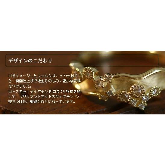 ローズカットダイヤモンド ブリリアントダイヤモンドリング PT900 K18 K10対応  誕生石 4月の画像