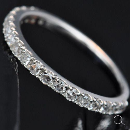 リング 指輪 究極の”ストレートデザイン ローズカットダイヤモンド
