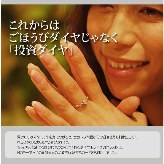 鑑定カード付き ダイヤモンドミル打ちリング 誕生石 4月 PT900 K18 K10対応の画像